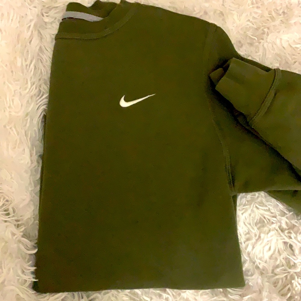 Olive Green Nike Sweatshirt Size Small Men